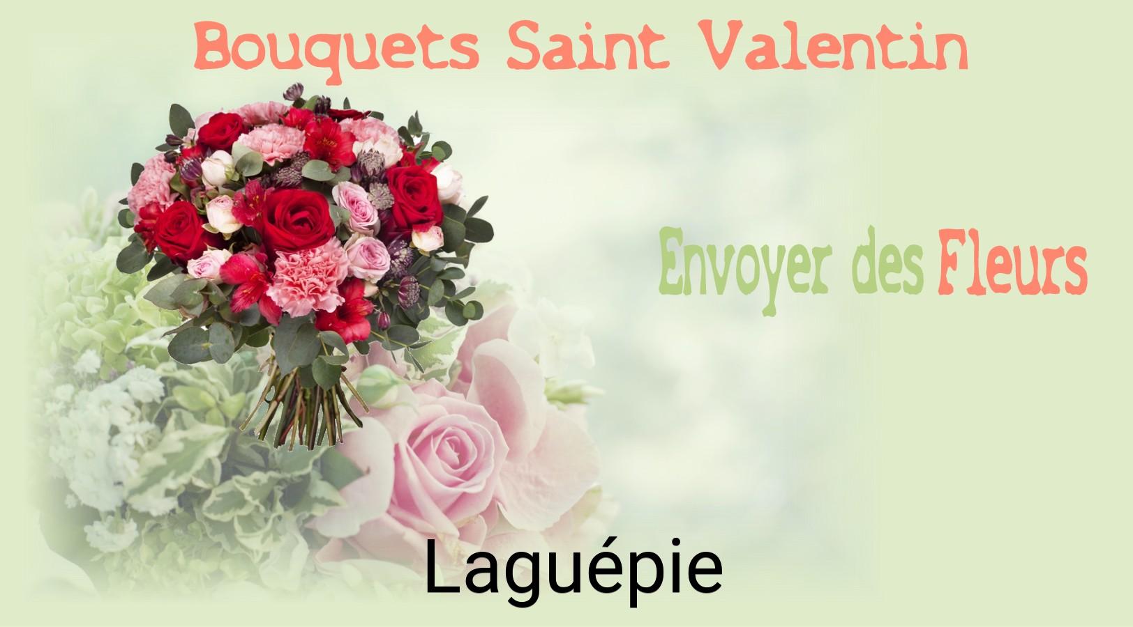 Roses de Saint-Valentin livrées à Laguépie